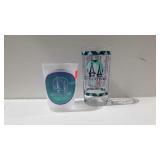 2 Kentucky Derby glasses 141 , May 2nd 2015