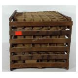 Wooden egg crate