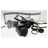 Camera group, Olympus digital, Minolta XG-1 35mm,