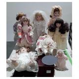 8 dolls: Jasmine, Regal doll collection, Dynasty