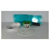 Storage containers. Large ceramic bowl with