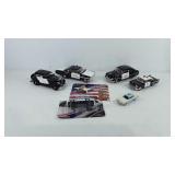 Toy police cars, vintage models