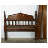 Full-size bed frame. Headboard, footboard and