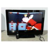 Vizio 32" HDTV on stand with remote.