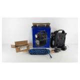 Miscellaneous hardware, fence post brackets, roll