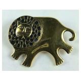 Laurel Burch cat  brooch