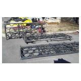 6 sections Heavy Steel Pipe Railing, has been c