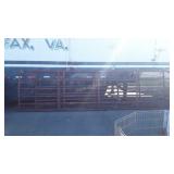 Two red Farm Gates one is American Farmland,