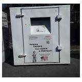 Large Steel Clothing Collection Container, this