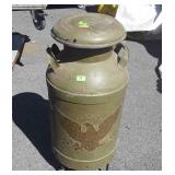 Eagle milk can with legs