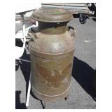 Eagle milk can with legs