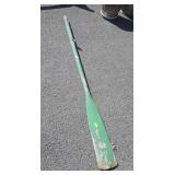 Single wooden oar