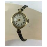 14k gold wrist watch Imperial nor running