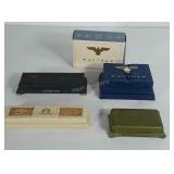 4 Vintage Empty Jewelry Cases, 2-Hamilton,