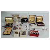 Estate Jewelry Group, cross necklace, bracelets,