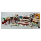 Candle lot: NIB Pfaltzgraff set, partylite,