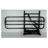 Metal bed rail. Slides under mattress to prevent