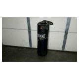 Everlast punching bag, ready to hang