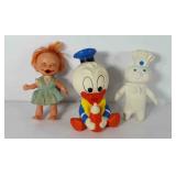 Plastic vinyl figures, includes Moody cutie