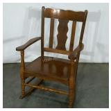 Rocking chair, wear as shown