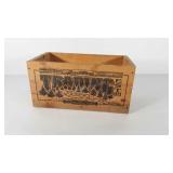 Advertising wooden crate, 15x8x8