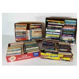 Book lot. Most are well loved paperback novels.