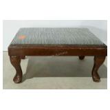Queen Anne footed footstool. Top is not attached.