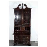 Lovely Secretary Desk, Flame Mahogany front desk