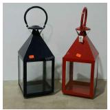 Two patio candle holders. New with tags.