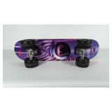 Lunatic skateboard with big wheels.  Grip tape is
