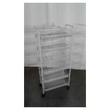 Laundry Room type Organizer Rack, 6 handled wire