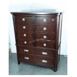 Clothing Chiffrobe, dark color finish with use