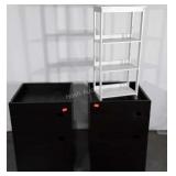 3pc Lot, one 14x30" lightweight storage shelf, 2