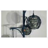Hanging lantern lamp, painted, 6