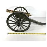 Brass and Cast Iron Canon, 21" wide, 31" deep,