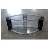 TV Electronics, Stand, 3 glass pane shelves,