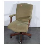Executive Office Desk Chair, upholstery in used