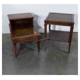 Two Formal Living Room Tables. Step back End