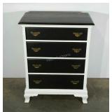 Nice solid four drawer dresser with a recent