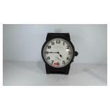 Les Deux Magots metal wrist watch themed clock,