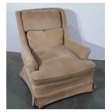 Living Room swivel rocker Chair, gold color