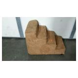 Pet steps, 18" tall, covered foam