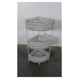 Faux wicker Corner design 3 Shelf bathroom type