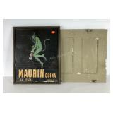 Wall art, French advertising poster (shows wear)