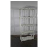 Poly Storage Shelf, 34x14x74" tall, break down