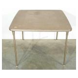 Samsonite folding card table, wear as shown