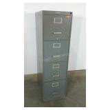 Statesman four drawer file cabinet. No lock.