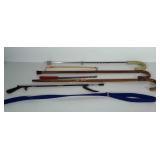 3 walking canes, all measuring 36 inches long