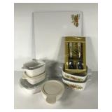 Corning Ware cookware, most with cooking or