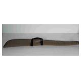 Rifle carrying case.  Inner lining has damage as